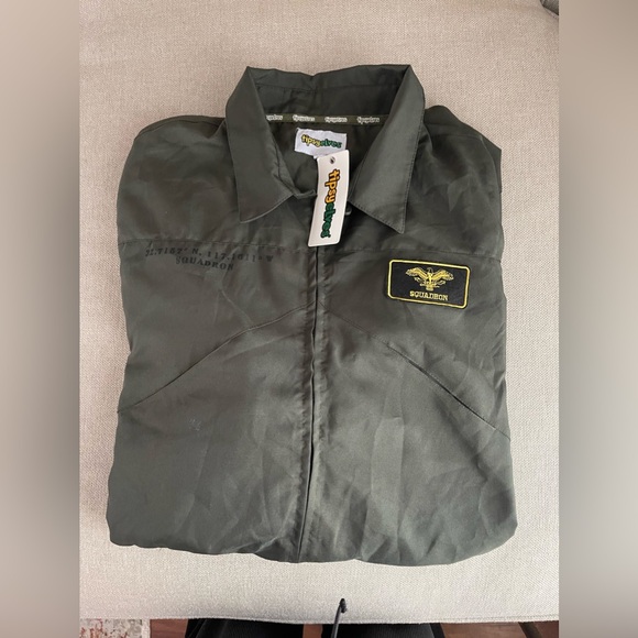 New Tipsy Elves Pilot Jumpsuit In Army Green Size XL - ***NO BELT*** - Picture 13 of 13